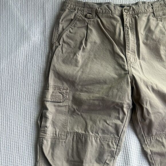 5.11Tactical 100% Cotton CANVAS Khaki Cargo Utility Men's Pants sz 38 X 31 - Picture 3 of 16